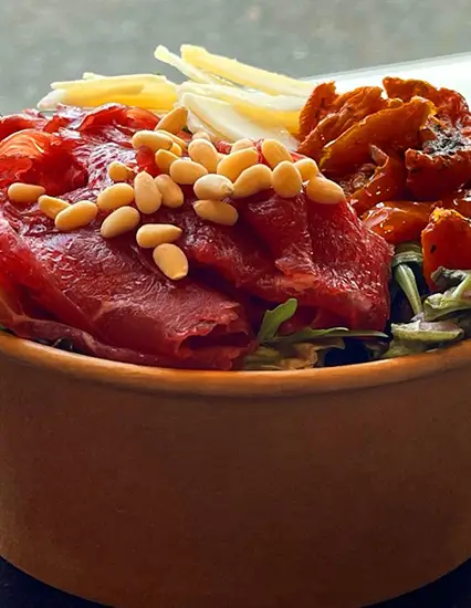 Home carpaccio salade